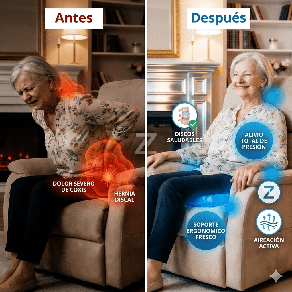 Alivia el Dolor de Espalda y Ciática desde el Primer Uso - Cojín Ergonómico Zen™ - ZENPRIME.