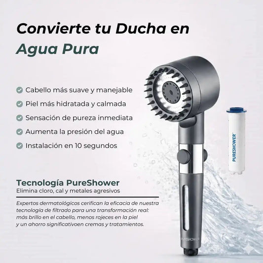 Cabezal PureShower™, el Secreto de una Piel y Pelo Sanos - ZENPRIME.
