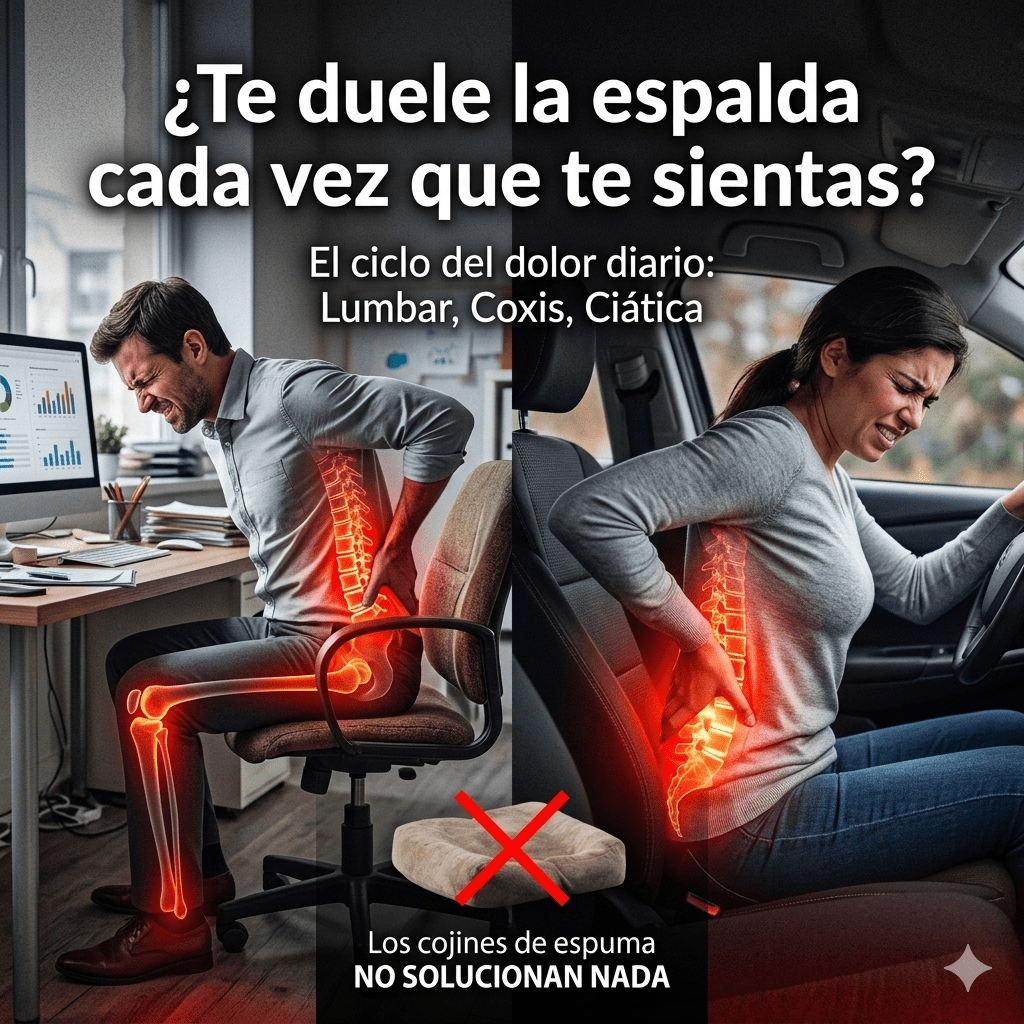 Cojín Ergonómico - Alivia el Dolor de Espalda y la Ciática - ZENPRIME.