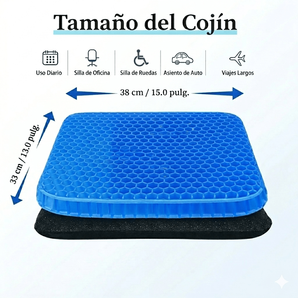 Cojín Ergonómico - Alivia el Dolor de Espalda y la Ciática - ZENPRIME.