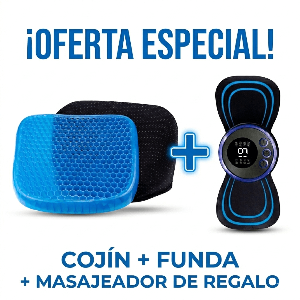 Cojín Ergonómico Gel - Alivia el Dolor de Espalda y la Ciática - ZENPRIME.