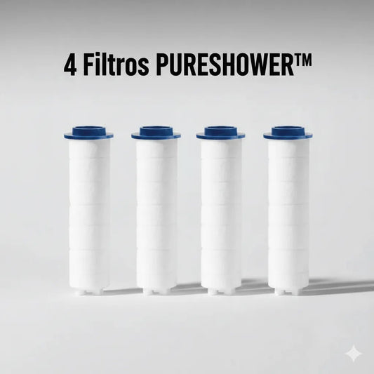 Pack de 4 Filtros de Recambio PURESHOWER™ – Agua Pura Todo el Año - ZENPRIME.