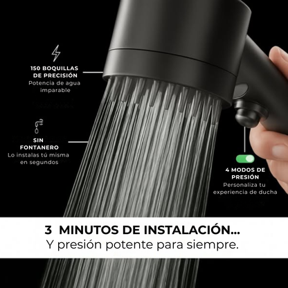 Cabezal con Filtrado que Cuida tu pelo y tu Piel en Cada Lavado - PURESHOWER™